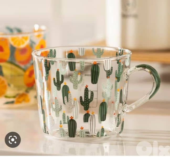 pirex glass cactus mug 3