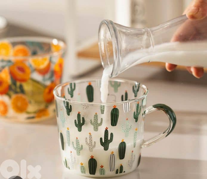 pirex glass cactus mug 5