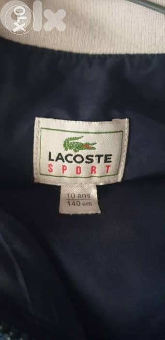 Authentic Lacoste tracksuit (survetement) 10 years 140cm 3