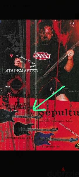 squier stagemaster sepultura signature modded 1