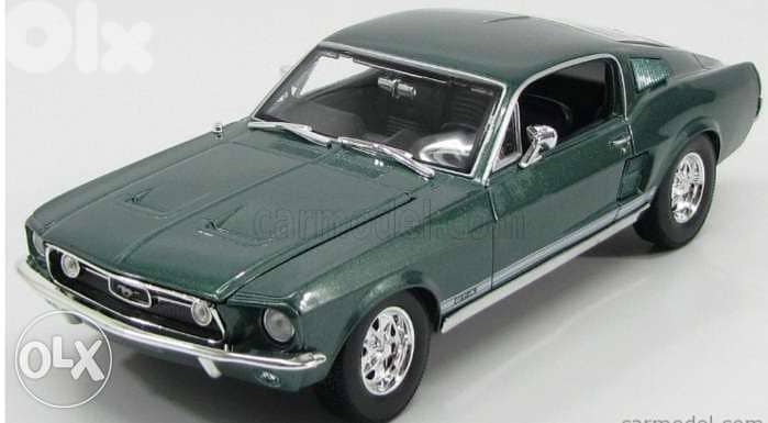 '67 Mustang GTA Fastback diecast car model 1:18. 0