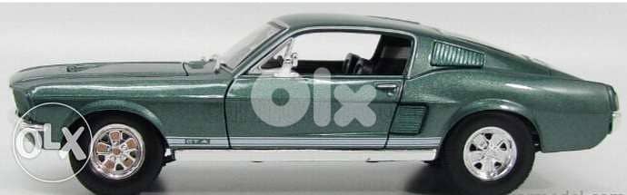'67 Mustang GTA Fastback diecast car model 1:18. 1