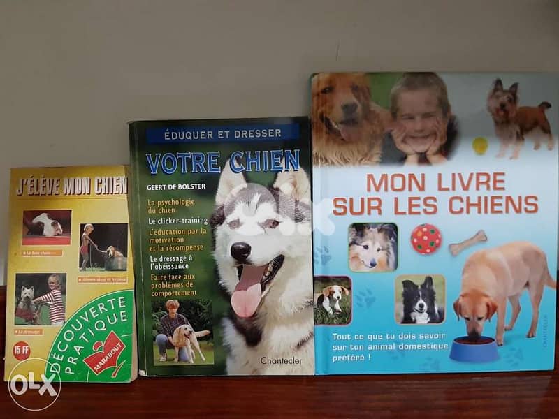 French Animal books for kids and animal lovers/owners starting 5$ 1
