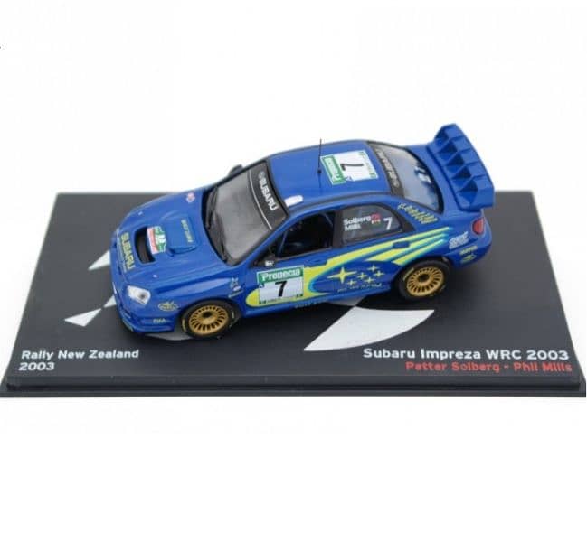 Subaru Impreza WRC (Rally New Zealand '03) diecast car model 1;43. 1