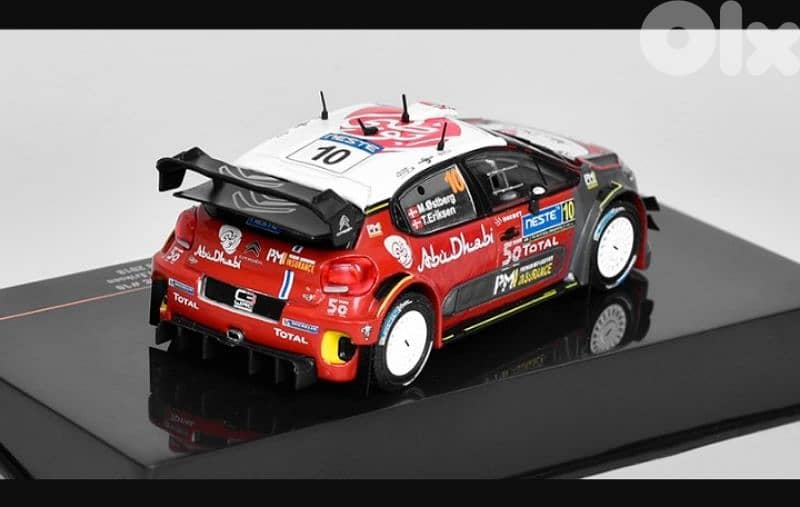 Citroën C3 WRC (Rally Finland '18) diecast car model 1;43. 1