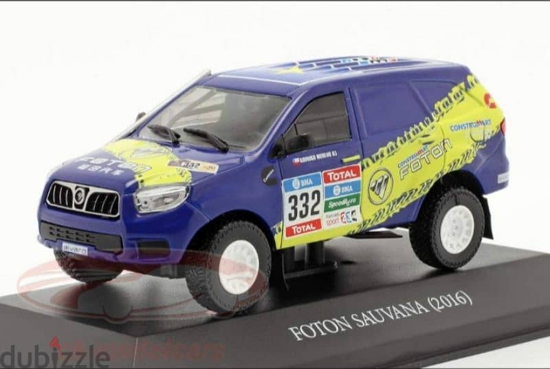 Foton Sauvana (Rally Dakar 2016) diecast car model 1;43. 1