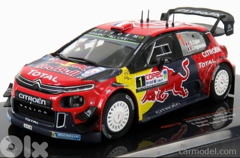 Citroën C3 WRC (Rally Chile '19) diecast car model 1;43. 1