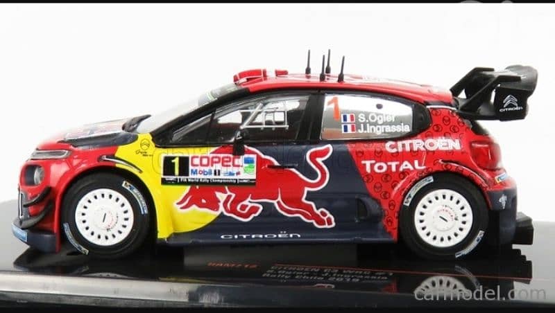 Citroën C3 WRC (Rally Chile '19) diecast car model 1;43. 2