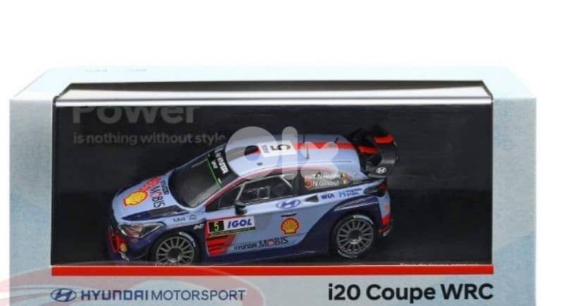 Hyundai I20 (Rally De Corse '17) diecast car model 1;43. 4