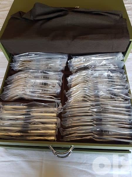 Christofle Aria silver-plated series cuttlery set of 133 pieces 3