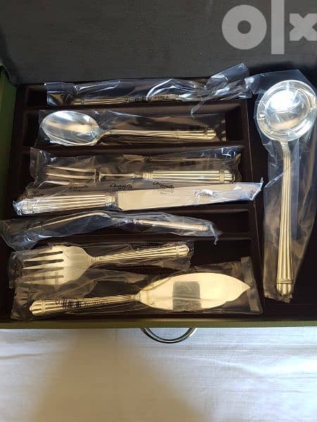 Christofle Aria silver-plated series cuttlery set of 133 pieces 5