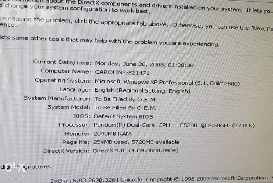 Focus Ebox + LCD Monitor Computer Windows XP Professional 5