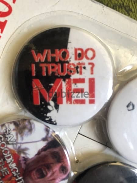 collectibles 4 Badge Pack, SCARFACE ,Pack 1, (4 x 38mm Badges 4