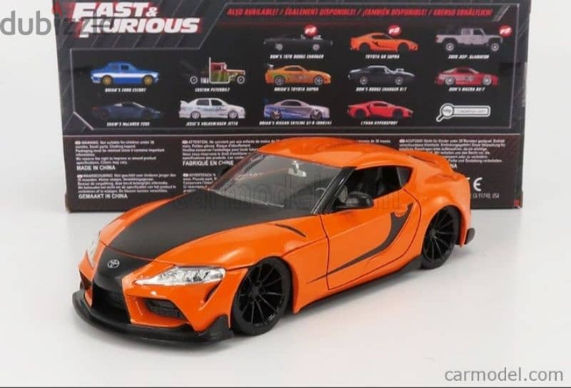Toyota GR Supra diecast car model 1:24. 4