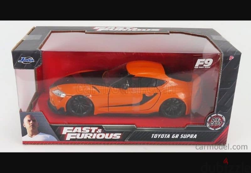 Toyota GR Supra diecast car model 1:24. 5