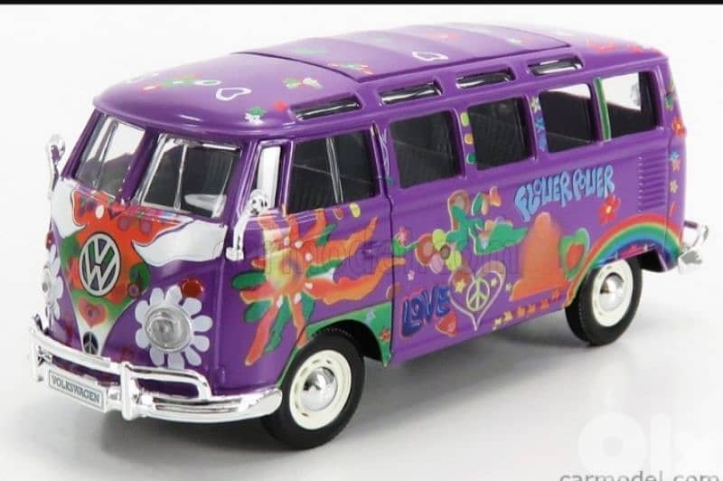 Volkswagen Van "Samba" diecast car model 1:24. 0