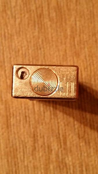old dunhill lighter  gold plate 3