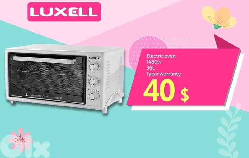 Luxell oven 36 , 40 ,50,70 liter available 0