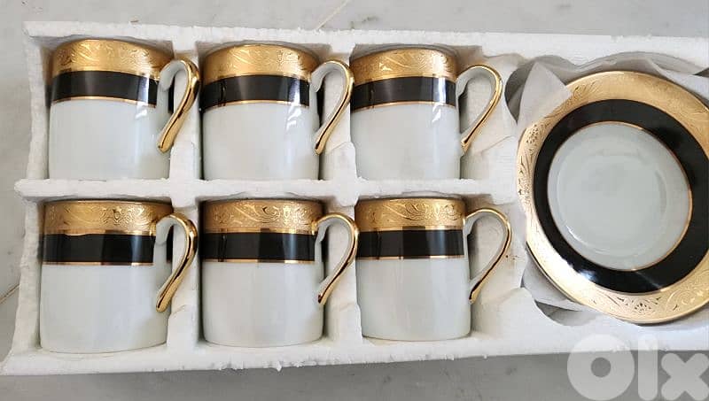 Porcelain Lebanese Coffee Set 1
