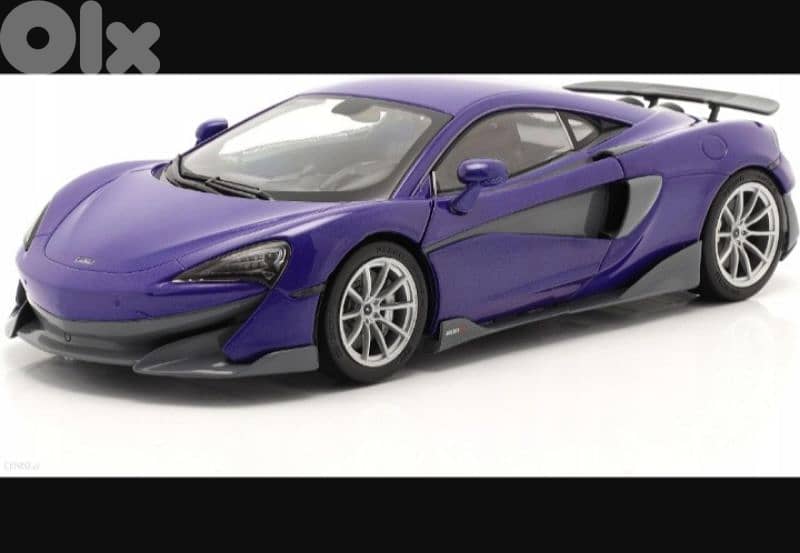 Mclaren 600LT ('18) diecast car model 1;18. 1