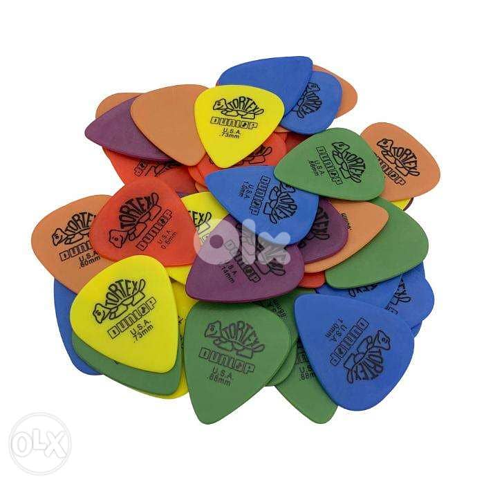 Brand New 4Pcs Colored Dunlop Guitar Pick 0