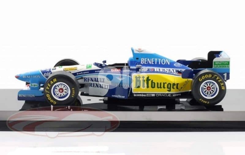 Michael Schumacher B195 F1 diecast car model 1:24 2
