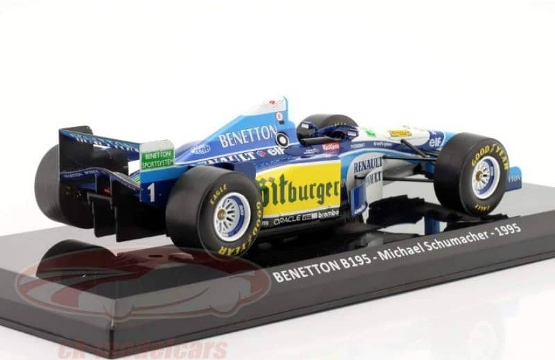 Michael Schumacher B195 F1 diecast car model 1:24 3