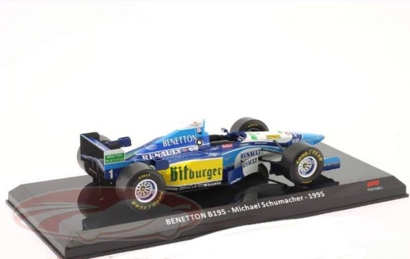 Michael Schumacher B195 F1 diecast car model 1:24 4