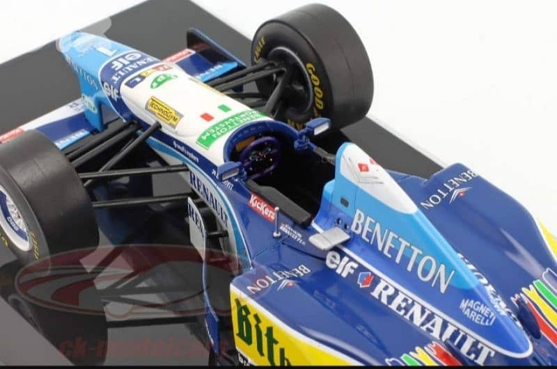 Michael Schumacher B195 F1 diecast car model 1:24 5