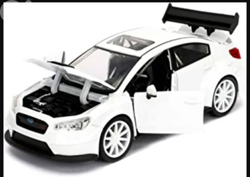 Subaru Impreza WRX STI diecast car model 1:24. 4