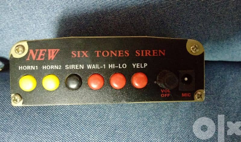 six tones car siren with emplifier 1