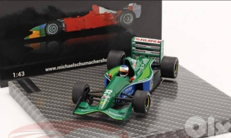 Michael Schumacher Jordan 191 F1 diecast car model 1;43. 0