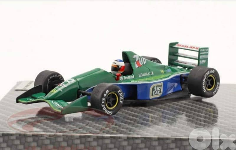 Michael Schumacher Jordan 191 F1 diecast car model 1;43. 1