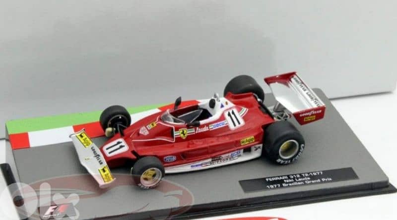 Niki Lauda Ferrari 312T2 F1 diecast car model 1;43. 0