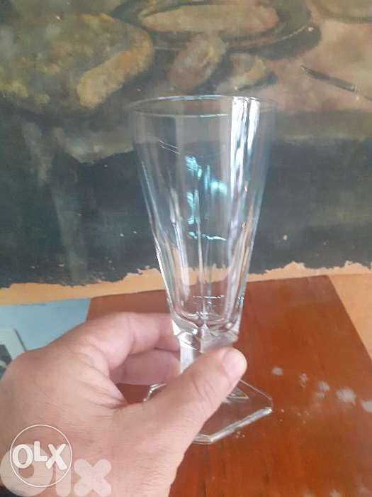 Crystal cocktail or juice glasses 2