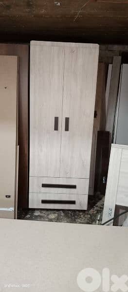 خزانة درفتين عرض 60 سم 0