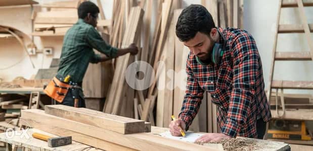 مطلوب نجار زو خبرة عالية