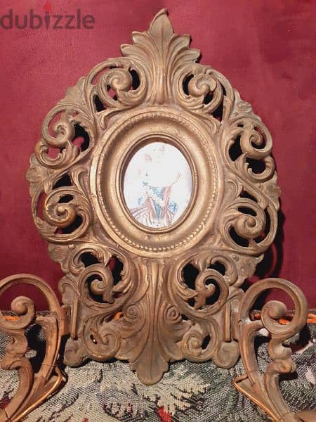 ابليك مجوز فرنسي قديم جدا جدا برونز عدد٢ وزن ٦كيلو 3