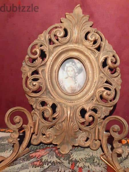 ابليك مجوز فرنسي قديم جدا جدا برونز عدد٢ وزن ٦كيلو 4