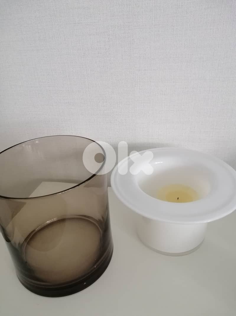 LSA International Vase with candle holder (candle included) 4