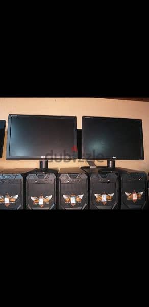 8 كمبيوترات و 8 شاشات  كور i5 رامات 4 جيغا هارد 250 جيغا 0