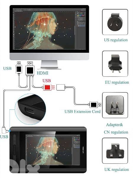 XP-Pen 12 Artist monitor drawing tablet 6