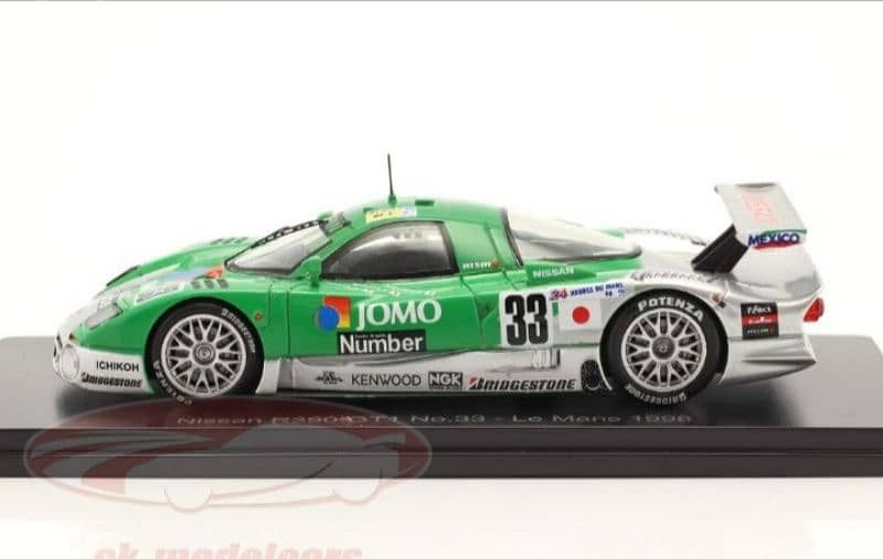 Nissan R390 GT1 (Lemans 1998) diecast car model 1;43. 2