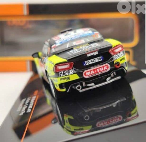 Fiat 124 Abarth  RGT (Rally Poland 2019) diecast car model 1;43. 5