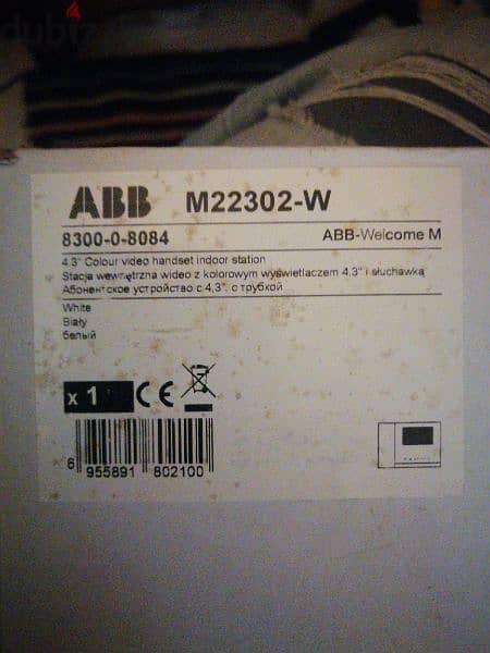 ABB video handset indoor station 1