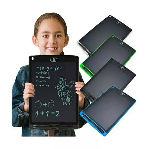 12 inch Good Quality Multicolor Kids Writing Tablet 0