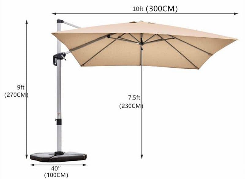 Aluminum umbrella 1
