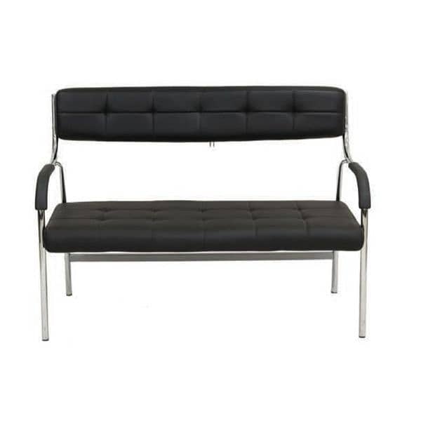 D-044 leather visitor bench 0