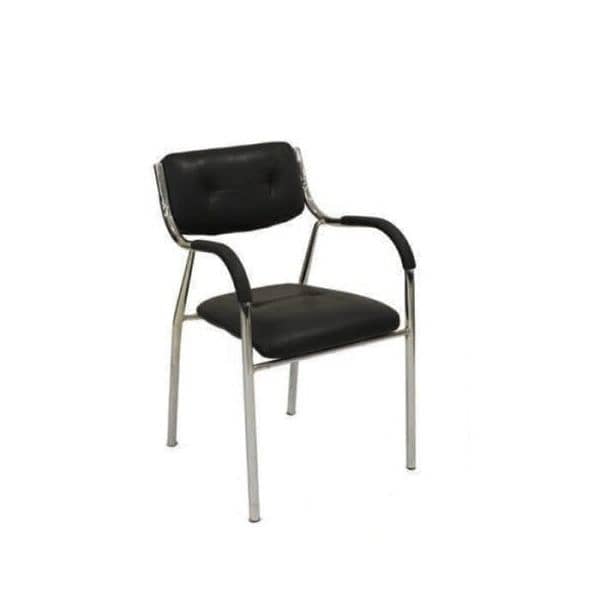 D-044 C leather visitor chair 0