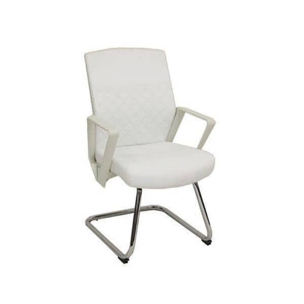 D-321 leather visitor chair 1